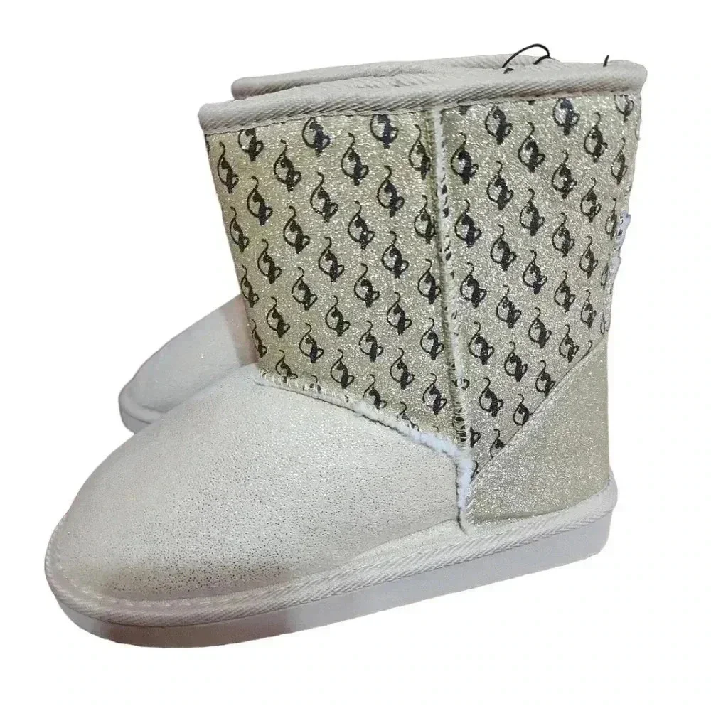 Baby Phat Girls glitter boots size 3